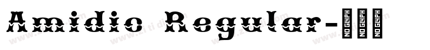 Amidic Regular字体转换 Amidic Regular字体转换